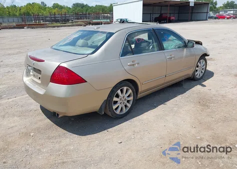 2007 Honda Accord 3.0 Ex из США, поврежденный, VIN 1HGCM66557A08502